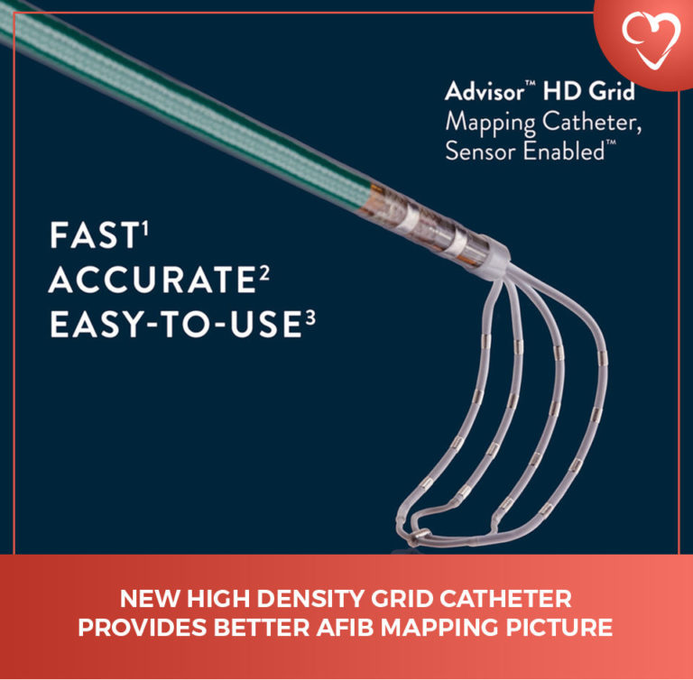 New High Density Grid Catheter Provides Better AFib Mapping Picture