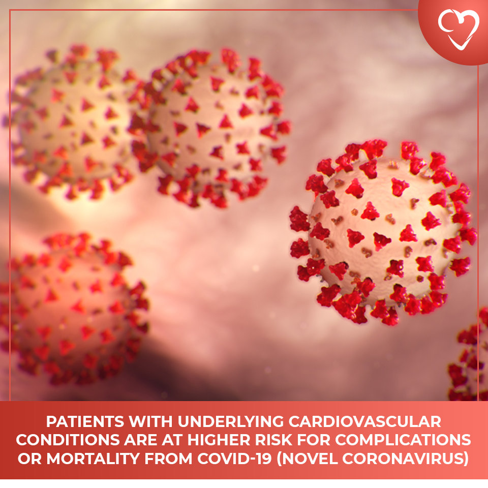 Patients with Underlying Cardiovascular Conditions are at Higher Risk for Complications or Mortality from COVID-19 (Novel Coronavirus)